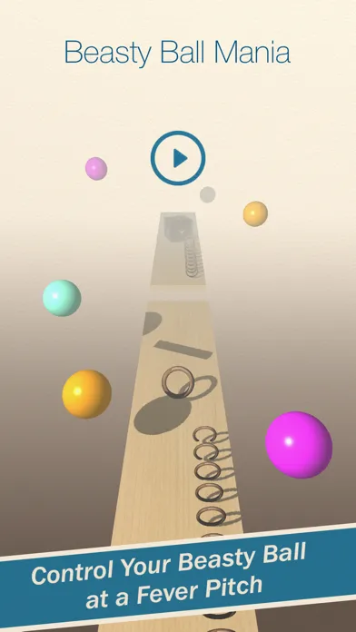 Beasty Ball Mania - A 3D Physics Based Endless Runner / Platformer Marble Rolling Dash应用截图
