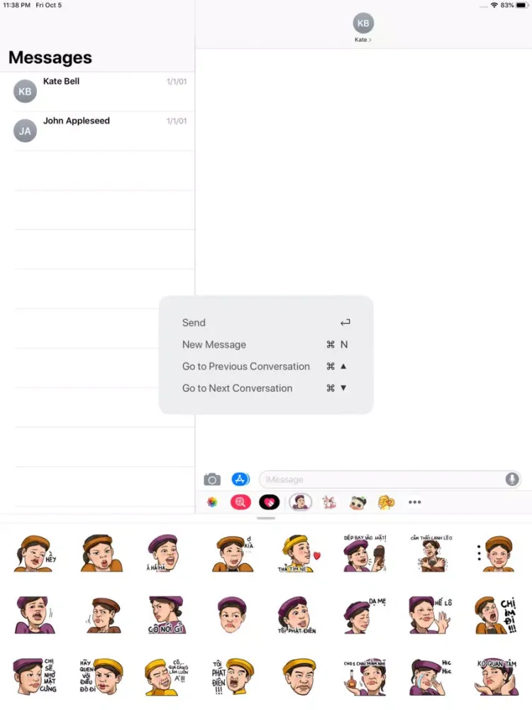 Tam Cam Sticker iPad  Screenshots