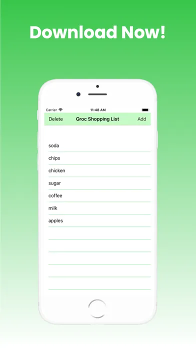 Tangkapan skrin EZ Grocery List IQ App