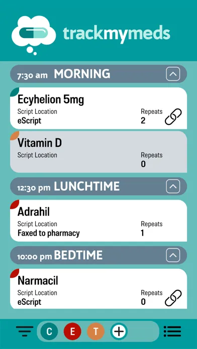 Track My Meds Screenshots