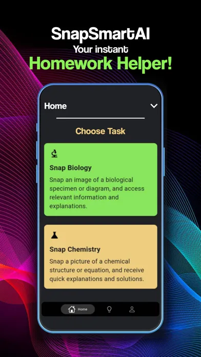 Capturas de tela do SnapSmartAI: Homework Helper