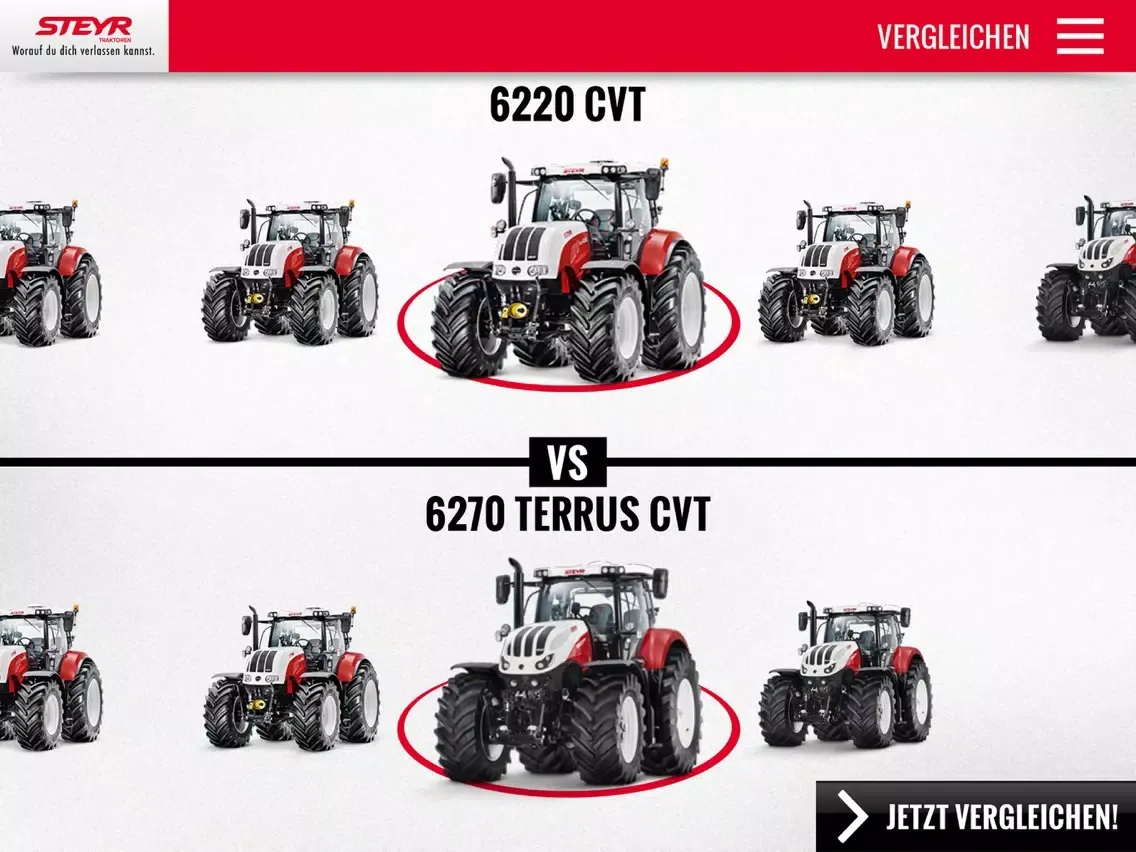 STEYR Traktoren iPad  스크린샷