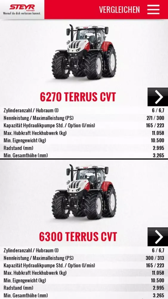 STEYR Traktoren 스크린샷