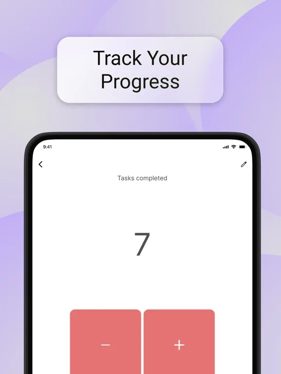 CountMe: click, count, track iPad  Screenshots