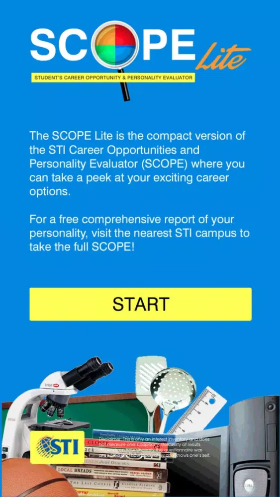 Tangkapan layar STI SCOPE Lite