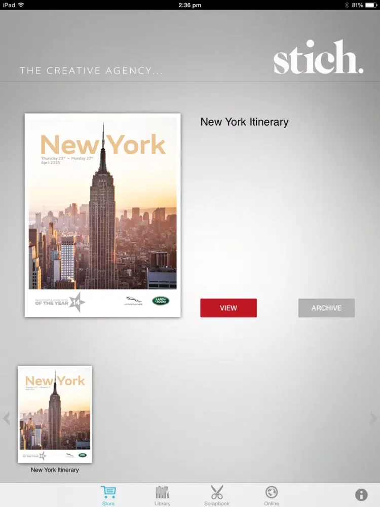 Screenshot di Stich Creative iPad 