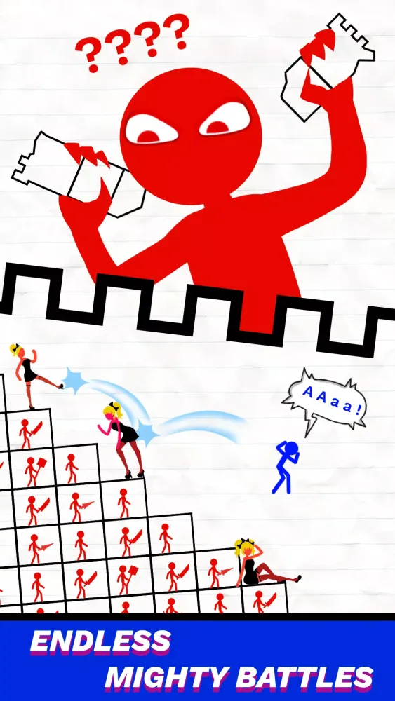Stick Battle: Mighty Tower War سکرین شاٹس