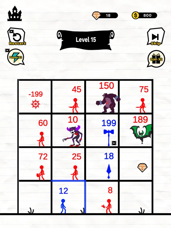 Stick Battle: Mighty Tower War iPad  Ekran Görüntüleri