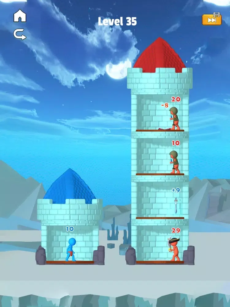 Capturas de tela do Stick Hero: Mighty Tower 3D iPad 