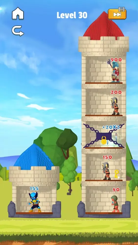 Capturas de tela do Stick Hero: Mighty Tower 3D