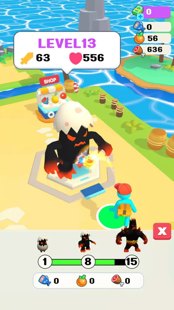 Monster Evolution Run & Battle Ekran Görüntüleri
