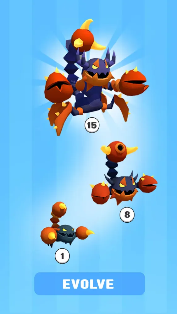 Monster Evolution Run & Battle Ekran Görüntüleri