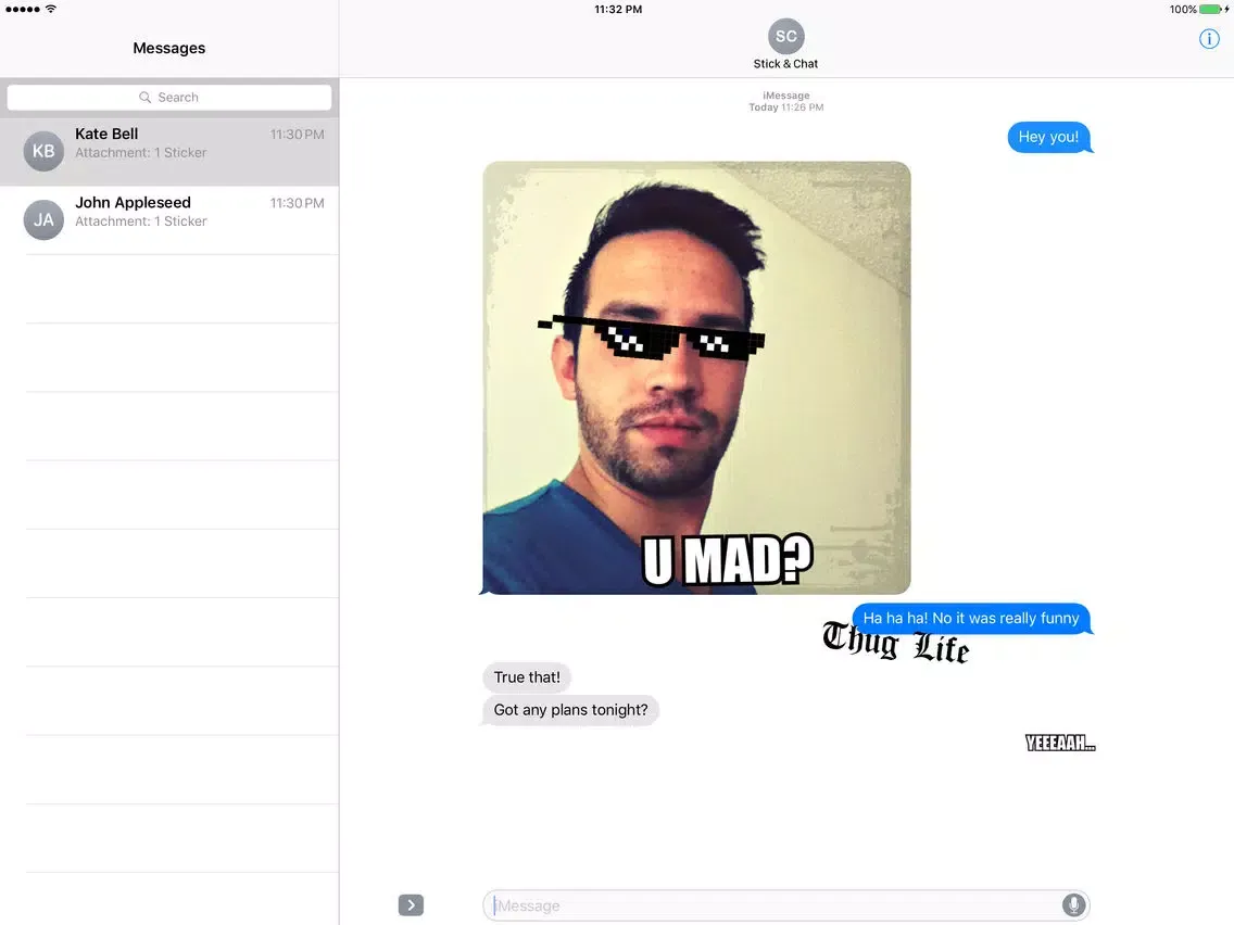 Capturas de pantalla de Memify Stickers iPad 