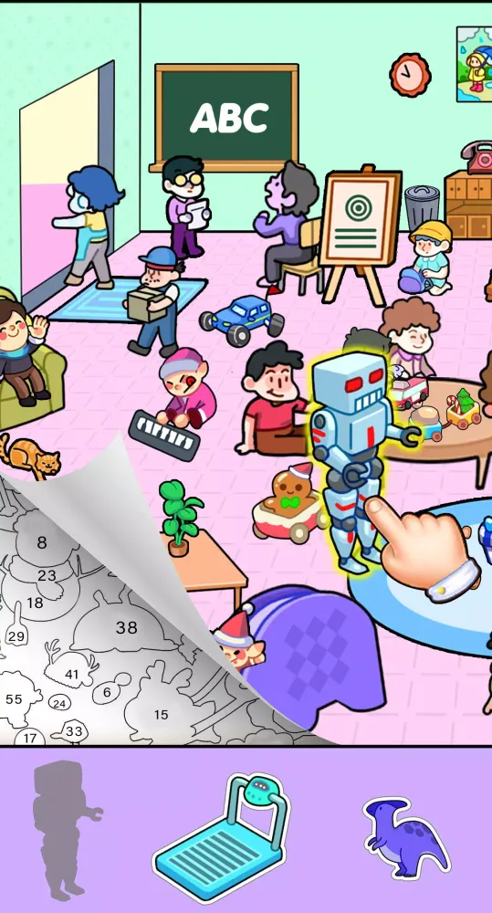 Sticker Coloring Puzzle Book Screenshots