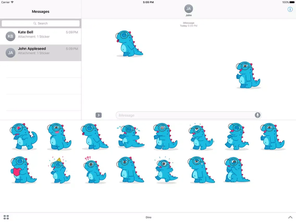 Dino Sticker Bundle iPad  Screenshots