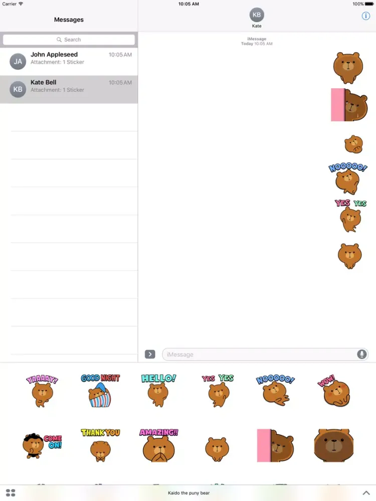 Capturas de pantalla de Kaido the puny bear iPad 