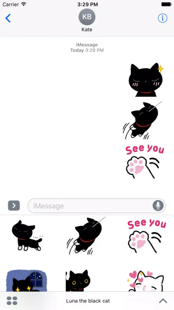 Luna the black cat应用截图
