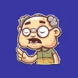 Old Grandpa - Stickers for iMessage