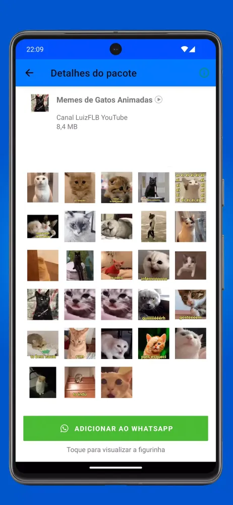 Tangkapan layar Stickers for WhatsApp Memes