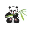 Tim's Panda Sticker Tim's Panda Sticker