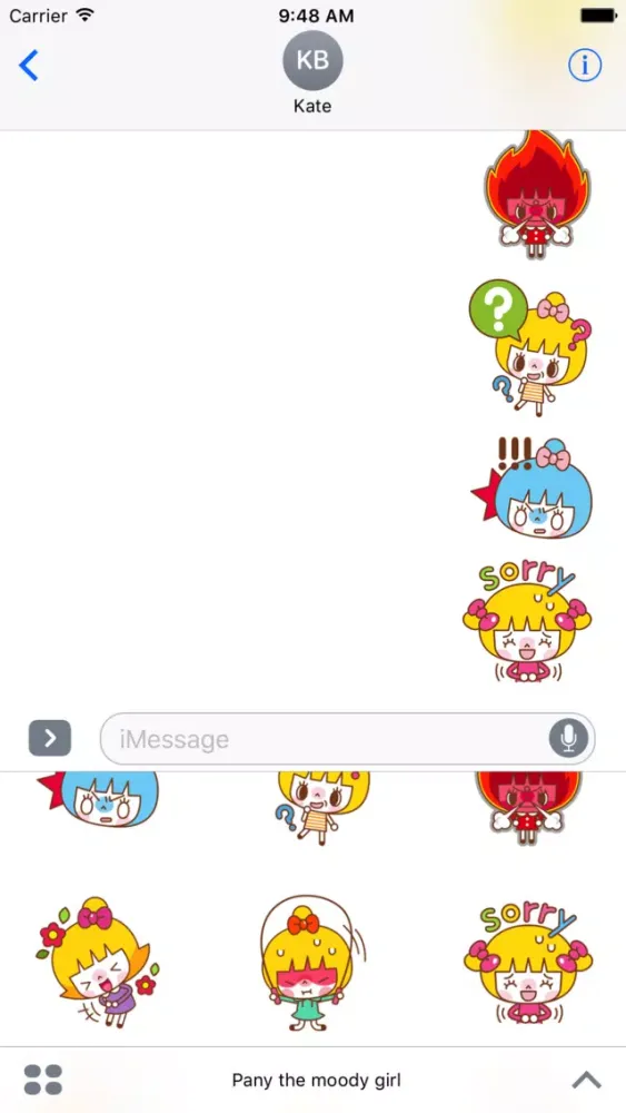 Pany the moody girl应用截图