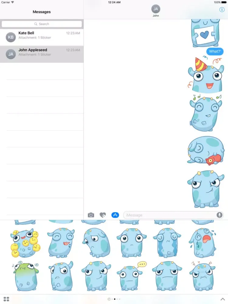 Pupul The Adorable Sticker Pack iPad  Ekran Görüntüleri