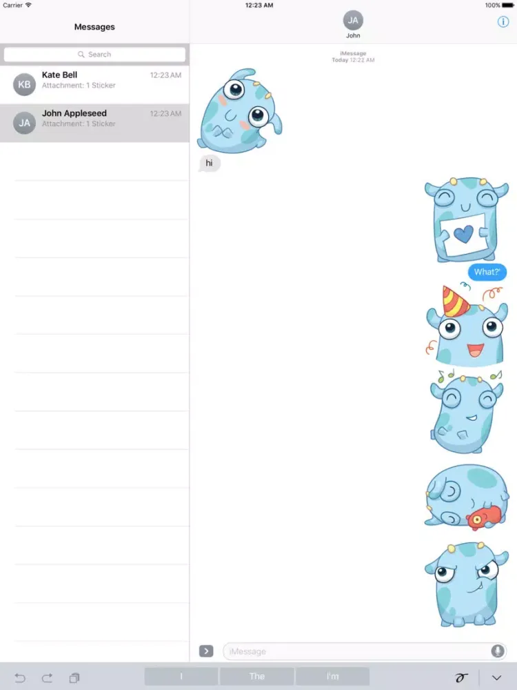 Pupul The Adorable Sticker Pack iPad  Ekran Görüntüleri