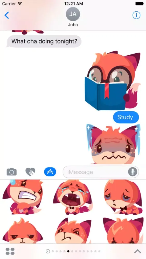 Sheila the Fox Sticker Pack應用截圖