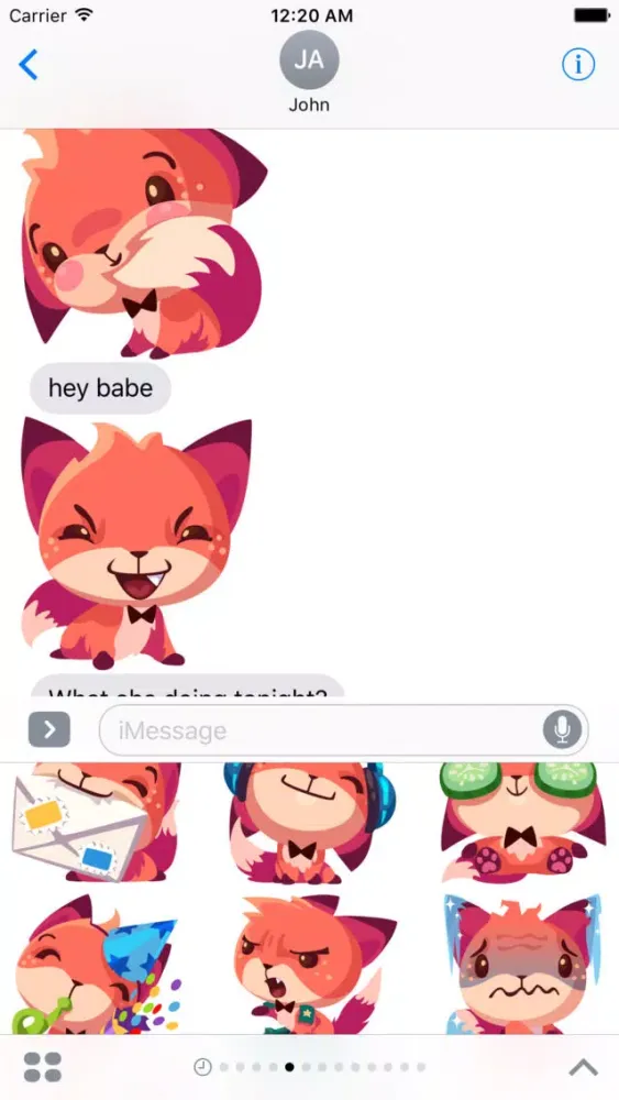 Sheila the Fox Sticker Pack應用截圖