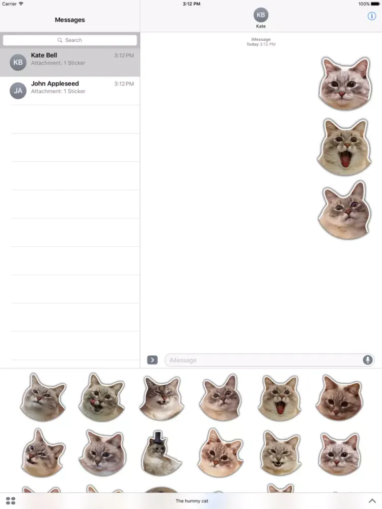 The hummy cat iPad  Screenshots