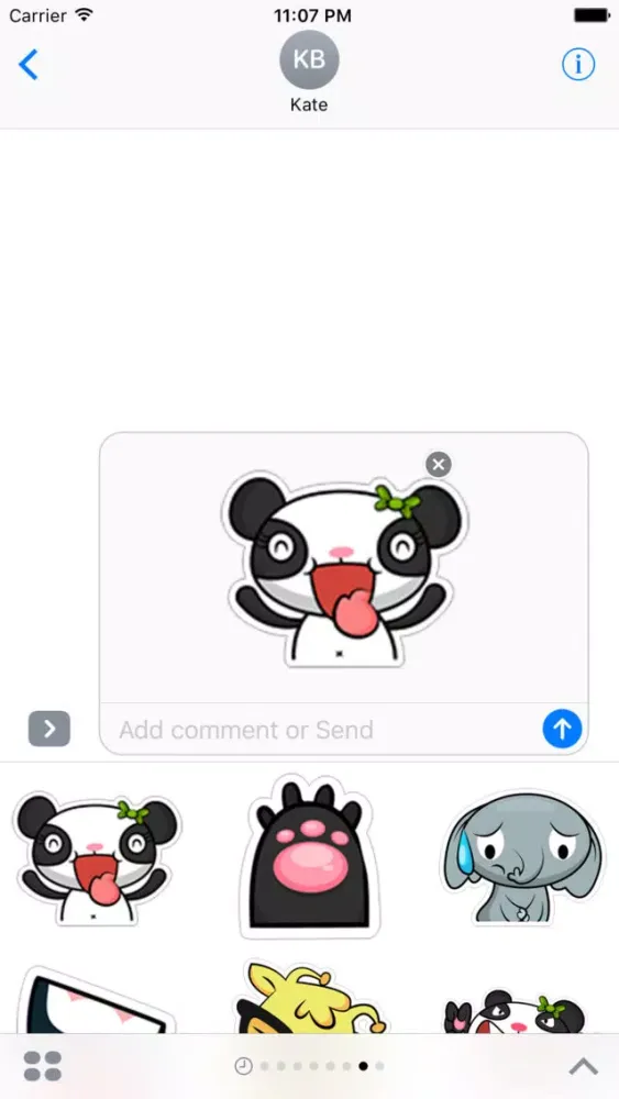 The Zoo - Stickers for iMessage স্ক্রিনশট