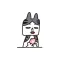 CAT MUSHROOM − NHH Stickers