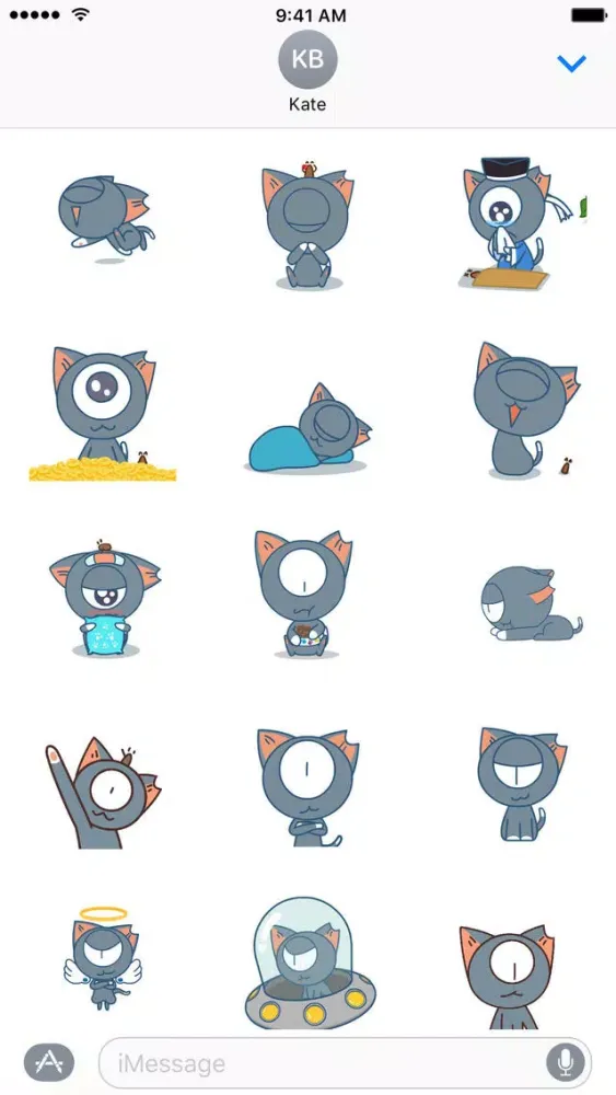 CatPisi Universe Travel - NHH Animated Stickers应用截图