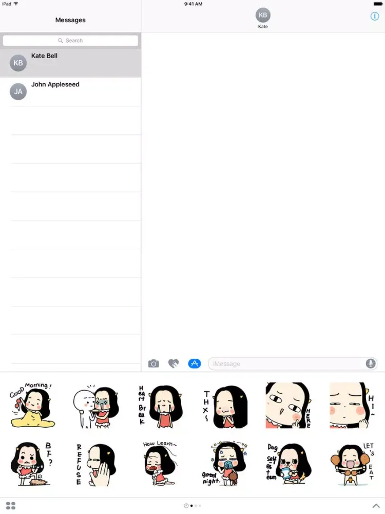 Cow Girl − NHH Stickers iPad  স্ক্রিনশট