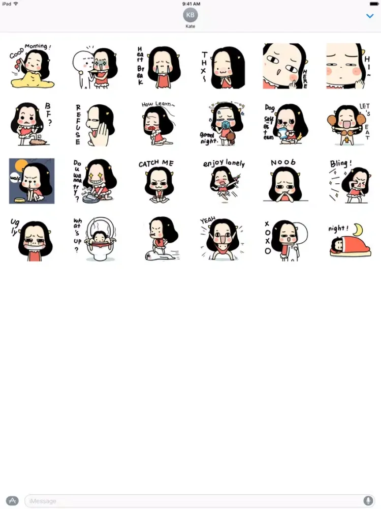 Cow Girl − NHH Stickers iPad  স্ক্রিনশট