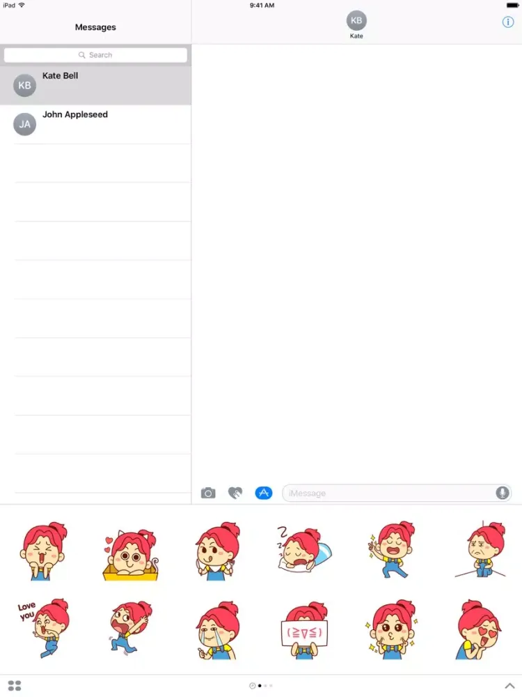 Diandian − NHH Stickers iPad  Screenshots