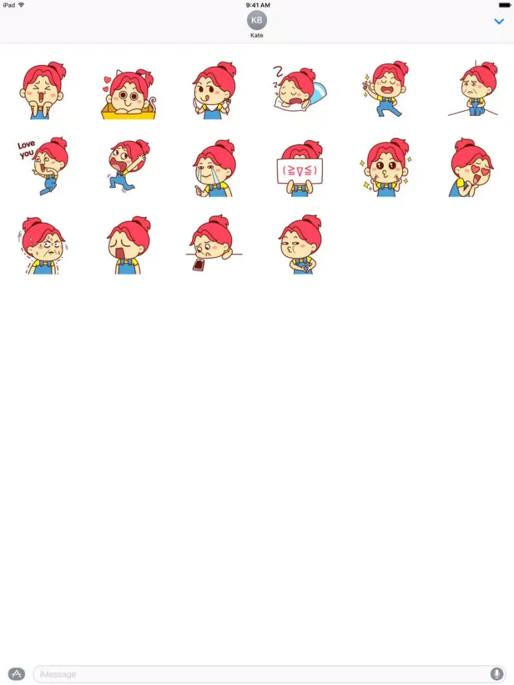 Diandian − NHH Stickers iPad  Screenshots