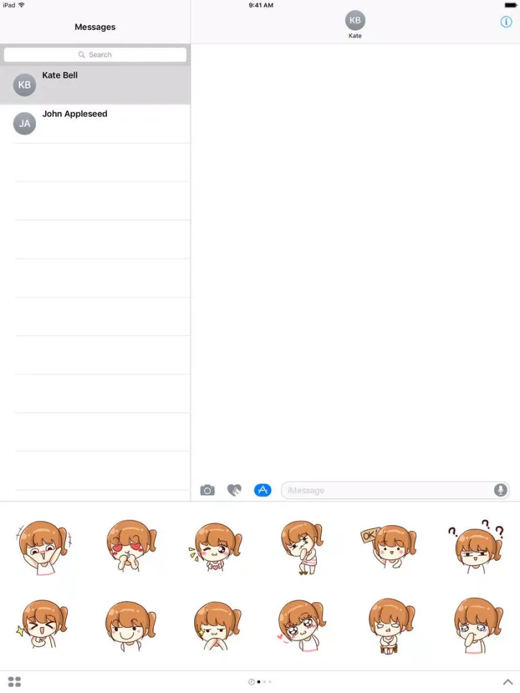 Dou Xiaomi’s Daily Life − NHH Stickers iPad 應用截圖