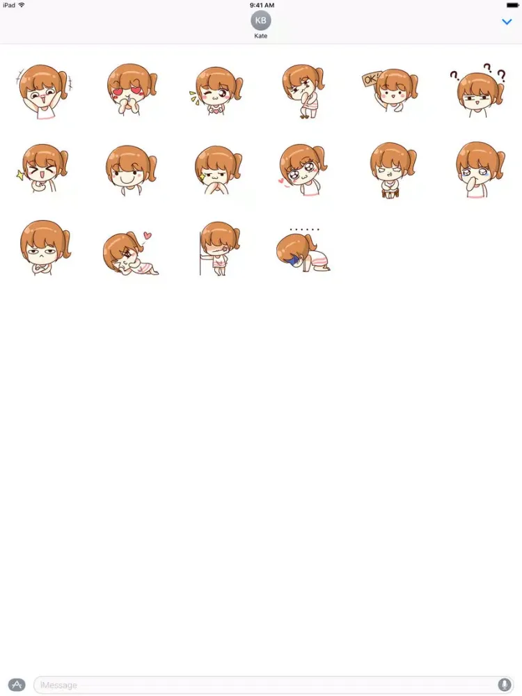 Dou Xiaomi’s Daily Life − NHH Stickers iPad 應用截圖
