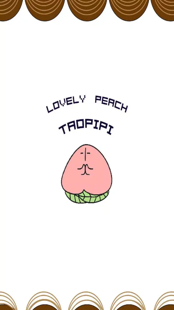 Tangkapan skrin Lovely Peach - NHH Animated Stickers