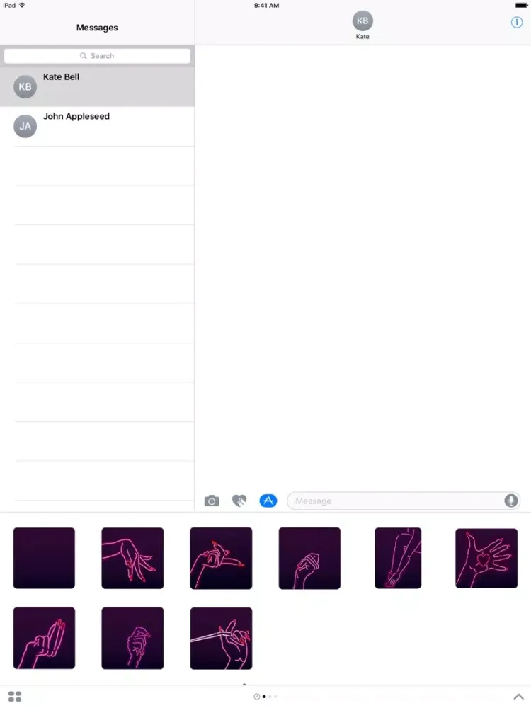 Capturas de pantalla de Brittany’s Manicure - NHH Animated Stickers iPad 