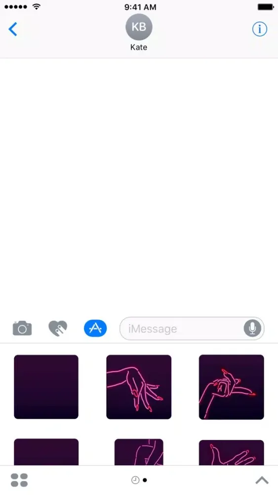 Capturas de pantalla de Brittany’s Manicure - NHH Animated Stickers
