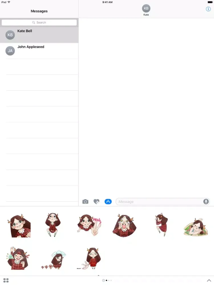 My Shining Daily Life − NHH Stickers iPad 應用截圖
