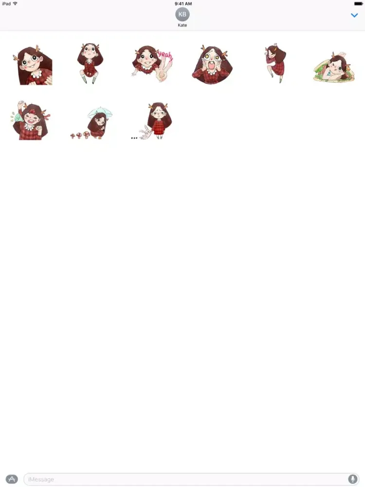 My Shining Daily Life − NHH Stickers iPad 應用截圖