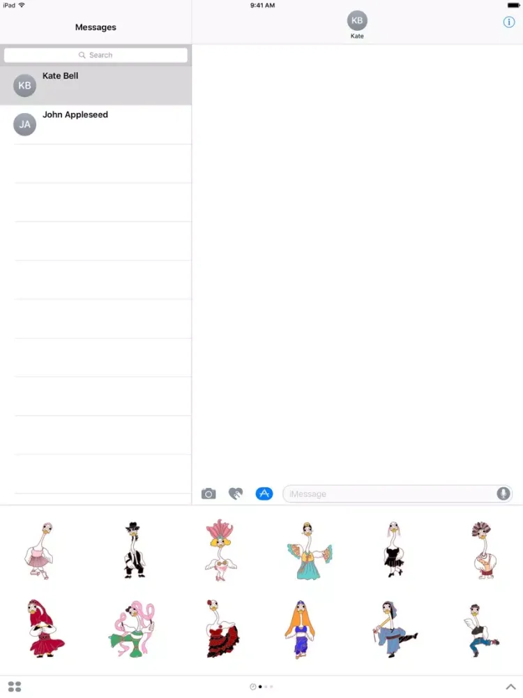 Скриншоты Old Yang - NHH Stickers iPad 