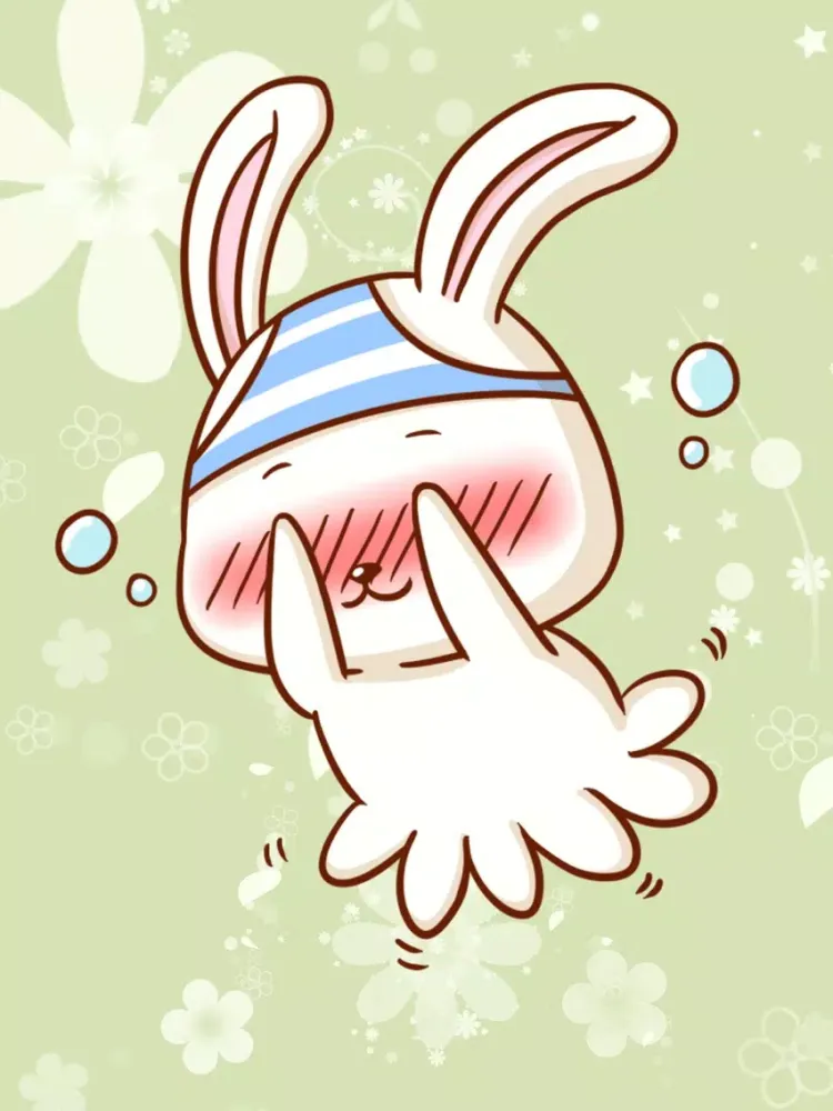 Pangci Rabbit with Funny Carrot − NHH Stickers iPad Screenshots