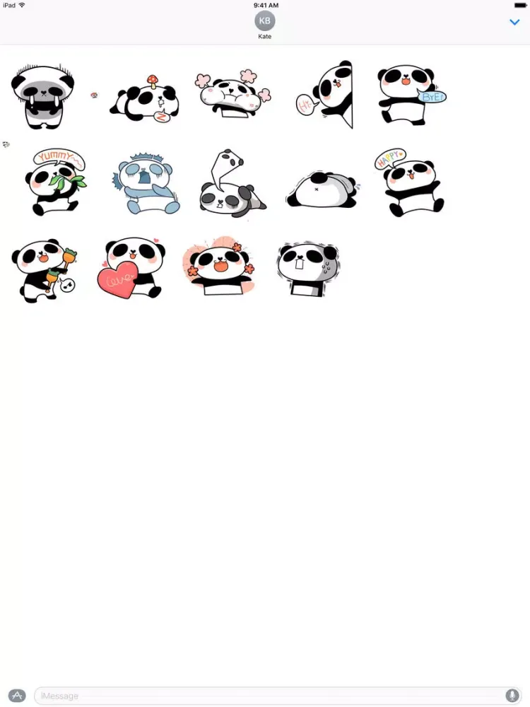 Lovely Roly Poly − NHH Stickers iPad  Screenshots