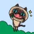 Siamese Cat Called Carbon − NHH Stickers