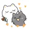 Life of Two Cats − NHH Stickers