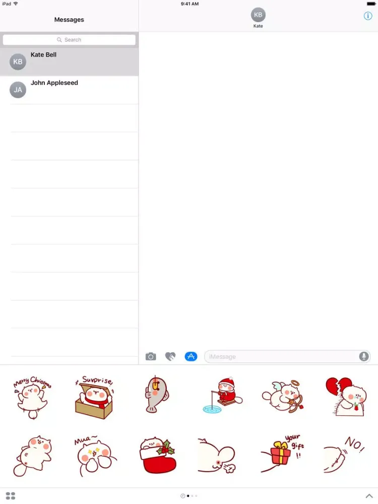 Wavelet: Merry Christmas − NHH Stickers iPad  스크린샷